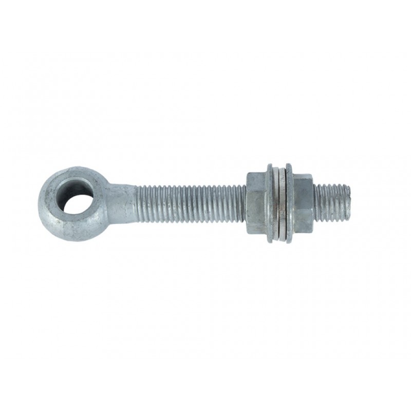 Boulon à oeil M16 x150mm - galvanisée à chaud - oeil ø14mm