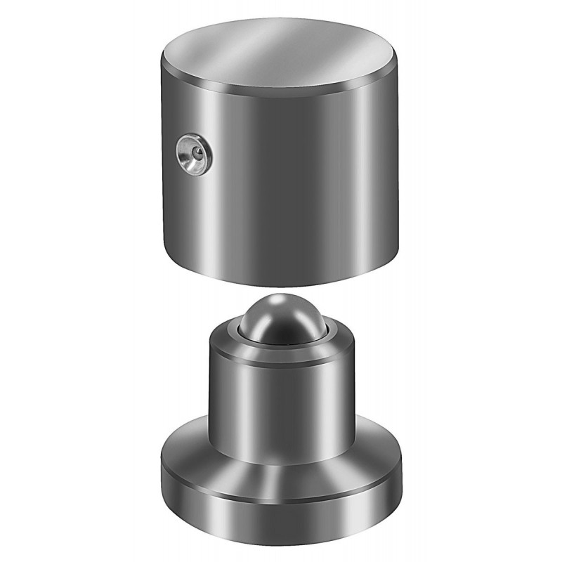 Pivot inférieur ø40mm pour portail - à souder - inox 304