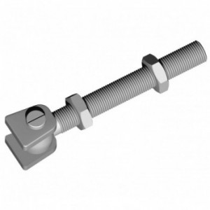 Gond M22 réglable à tige longue à souder pour portail pivotant - INOX 304