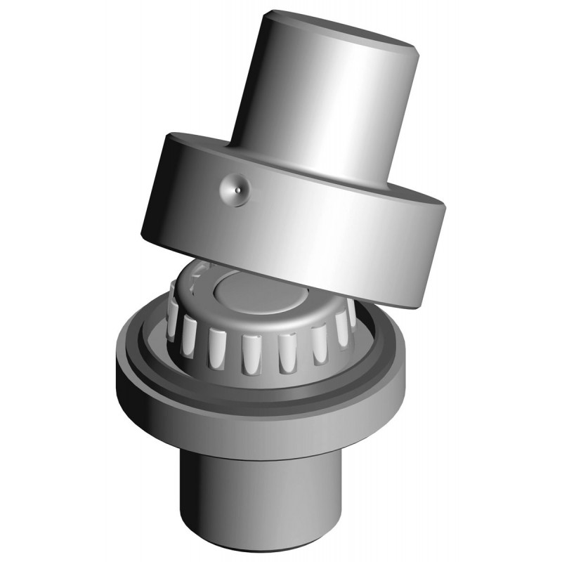 Pivot inférieur pour tube 50x3 Ø 70 mm