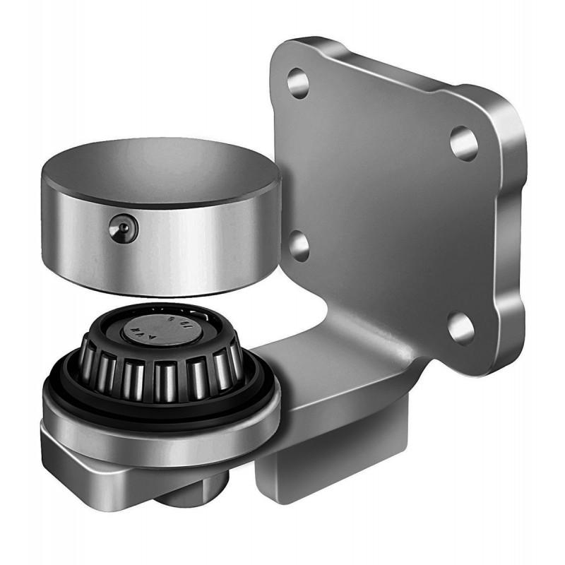 Pivot inférieur à souder sur platine à visser Ø 50 mm