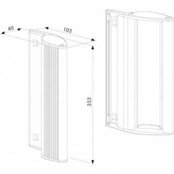 Paire de poignée de tirage pour combinaison avec ventouses MAGMAG Locinox - noires