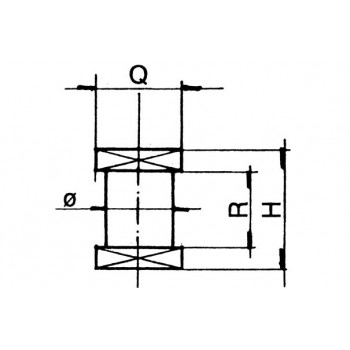 Entretoise Gond ferronnerie Tube D35