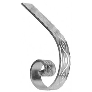 Départ de main courante 40x8mm - Compatible avec AL1701 - aluminium
