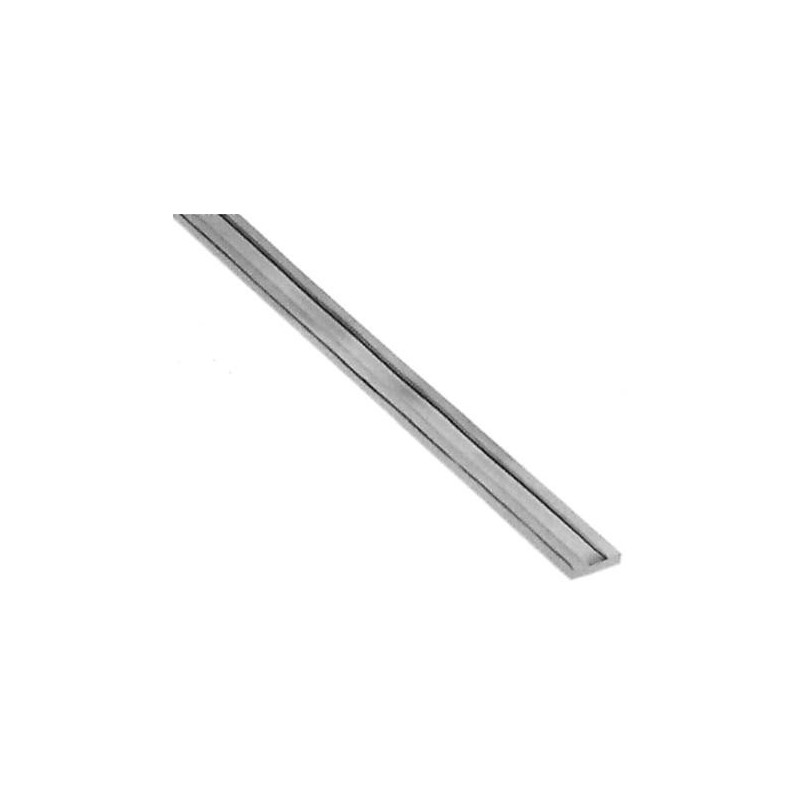 Plat en aluminium 2 reliefs pour lien 14x4 - H3000