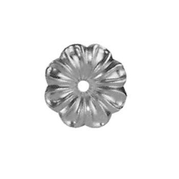 Fleur en aluminium ø60 - H10 - épaisseur 2mm TROU 10