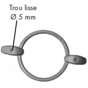Cercle en aluminium Ø105 ext