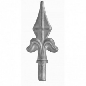 Lance embase ø23  H115X60 - aluminium