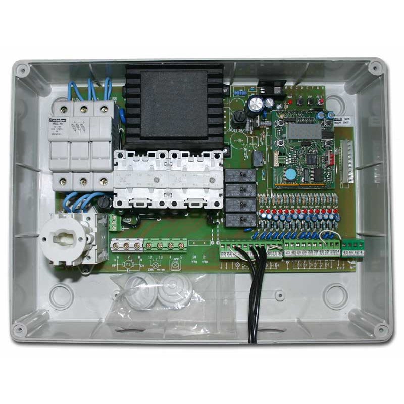 Carte de gestion pour 1 moteur 230V 1KW ou 380V 3KW   récepteur radio embrochable