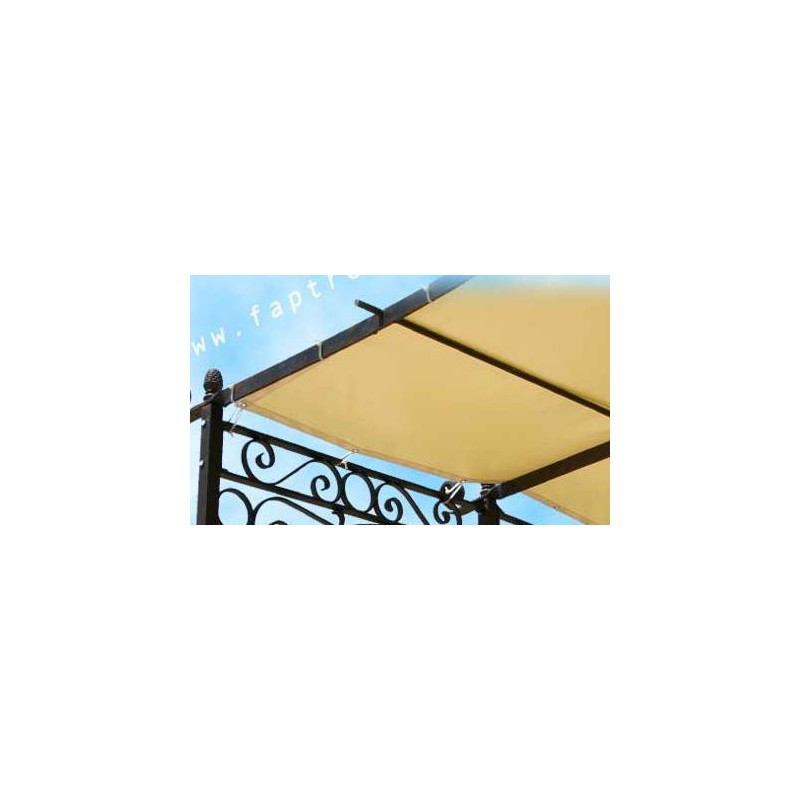 Bâche PVC armé étanche pour pergola "Olivade" standard