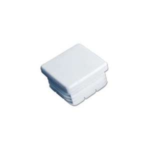 Embout plastique BLANC pour tube carré 20x20mm