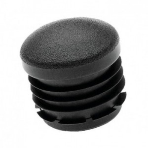 Embout plastique NOIR bombés pour tube rond Ø14mm