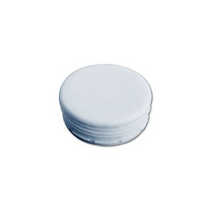 Embout plastique BLANC pour tube rond Ø30mm