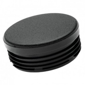 Bouchon pvc  noir  rond diam 42