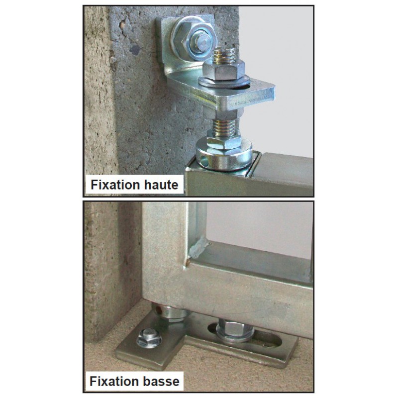 Ensemble pivots PRO à souder  tube de 35X35  MOD à visser