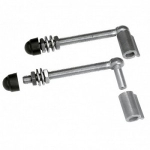 Paire de gonds Locinox pour portillon - Tige filetée 150mm en INOX - A soude