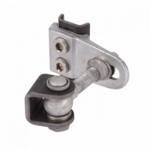 Charnière 180° réglable quadridimensionnel - portails et portillons - M16 - Tige filetée 150mm - galvanisé - (vendu à l'un