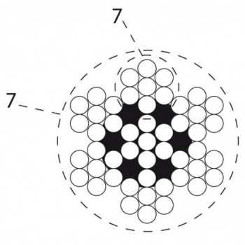 Câble 7x7 - Inox 316 ø5mm - 100m