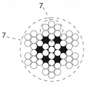 Câble 7x7 - Inox 316 ø5mm - 100m