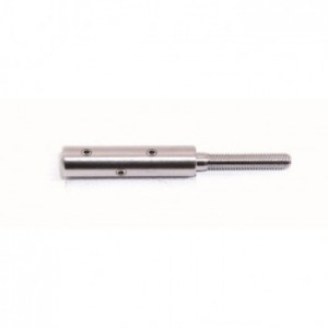 Terminaison vis pointeau câble Ø6mm - Filetage à droite - Inox 316- jusqu'à épuisement du stock - nous consulter