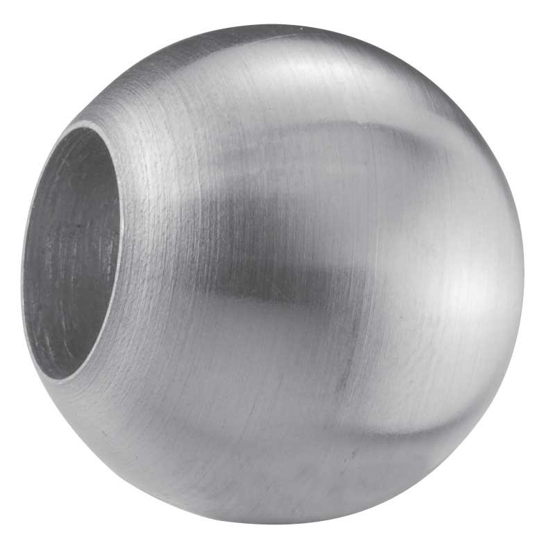 Boule ø25mm - trou traversant - pour rond ø12,2mm