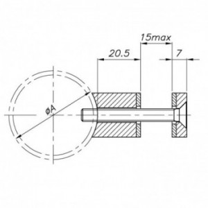 Pince pour tube ø33,7mm