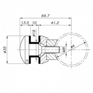 Pince pour tube ø42,4mm