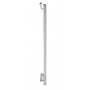 Poteau ø42,4x2,0mm fixation murale avec support main-courante - H1200