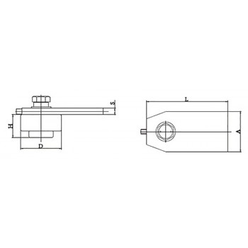 Pivot supérieur à souder ø50mm pour portail pivotant avec roulement