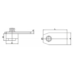 Pivot supérieur à souder ø70mm pour portail pivotant avec roulement