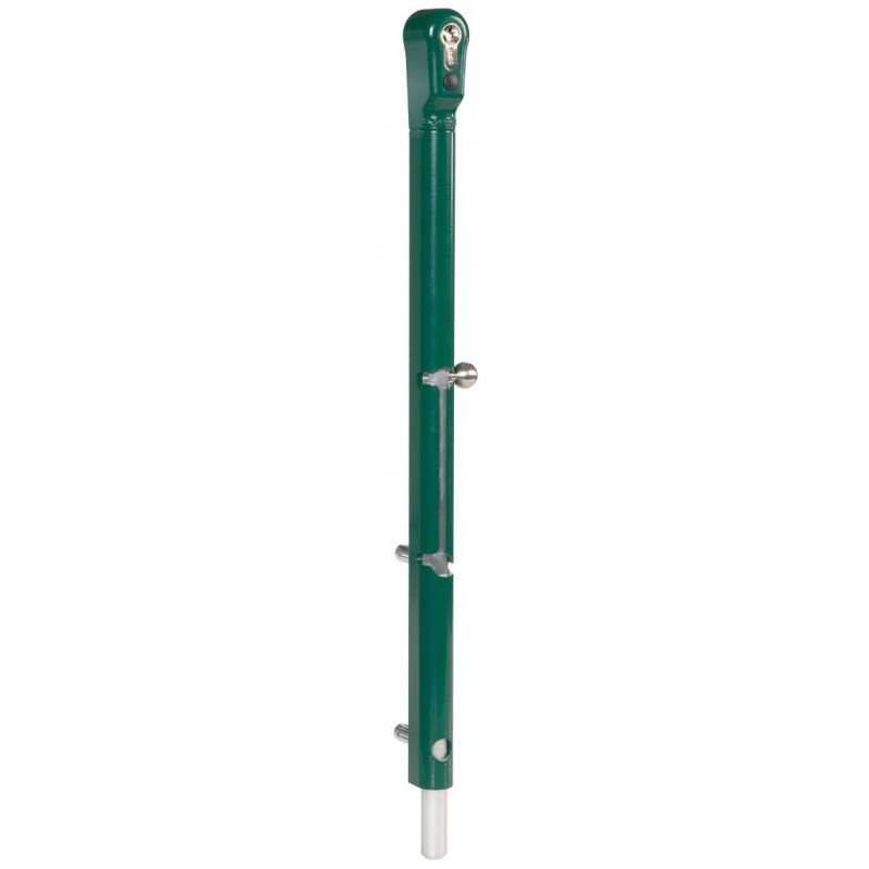 Verrou de sol en aluminium verrouillable par cylindre - Locinox - vert 6005