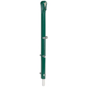 Verrou de sol en aluminium verrouillable par cylindre - Locinox - vert 6005