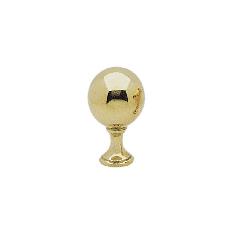 Boule laiton ø85- base ø45 - H120 - taraudage M20