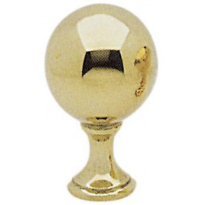 Boule laiton ø85- base ø45 - H120 - taraudage M20