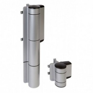 Charnière avec ferme-porte réglable intégré Locinox - portes 150KG max - argenté - génération 1
