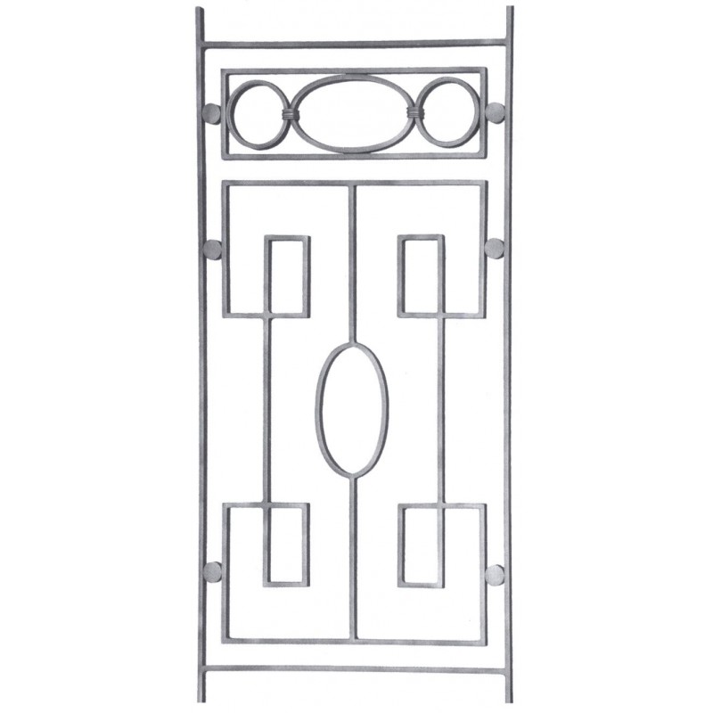 Panneau décoratif -  495x1000mm -  carré de 14x8mm