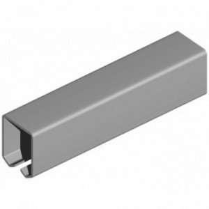 Rail galvanisé pour porte coulissante suspendue - 6m - 33x31mm