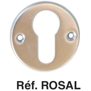 Rosette (ou rosace) de propreté pour cylindre européen - en aluminium emboutie - ø45mm