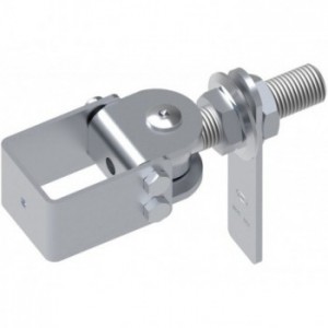 Pivot pour tube carré 40x40mm - Fixation rapide