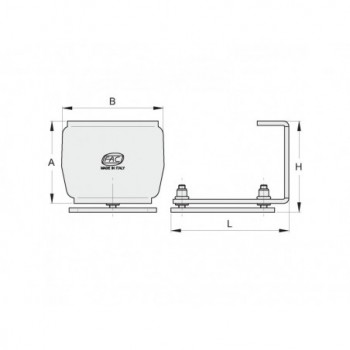 Embout rail pour série 900S - Fonction Stop