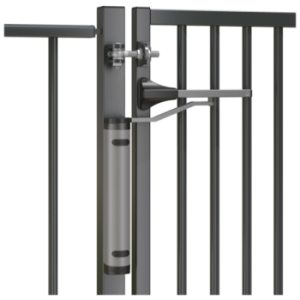 Ferme-portail hydraulique Locinox puissant et polyvalent - pour portail jusqu'à 150Kg - noir