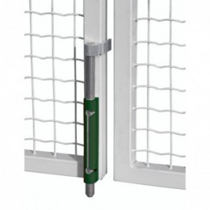 Verrou de sol - tige en aluminium - guide en aluminium vert - Système quick-fix - toutes dimensions