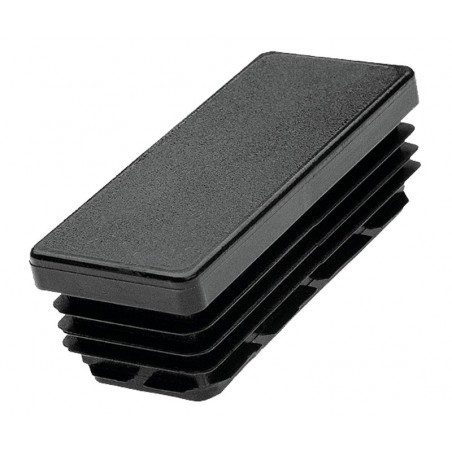 2 Tappi Terminali Neri In PVC Per Tubo Rettangolare 80x40 Mm: Proteggi I Bordi!