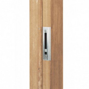 Gâche pour bois pour serrure hybrid Locinox - Inox