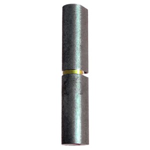 Paumelle à souder axe acier et rondelle en laiton - axe Ø 9   100x16 mm