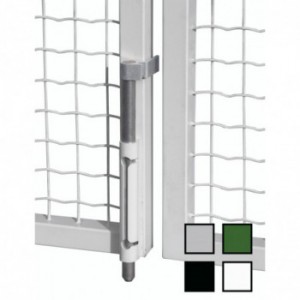 Verrou de sol - tige en acier galvanisé à chaud - guide en aluminium vert - Système quick-fix toutes dimensions