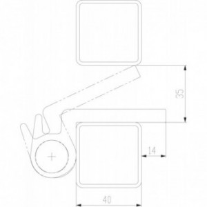 Verrou de sol - tige en acier galvanisé à chaud - guide en aluminium vert - Système quick-fix toutes dimensions