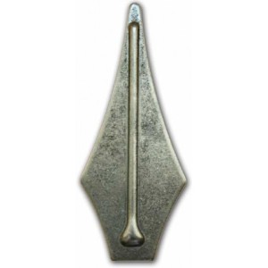 Lances en tôle emboutie triangle plate