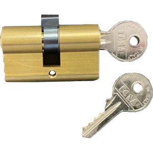 Cylindre européen indentiques s'entrouvrant 54mm - Système de clé unique - 3 clés