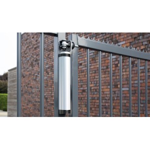 Ferme portail et porte hydraulique 180° RHINO Locinox - couleur noire - à-coup final réglable
